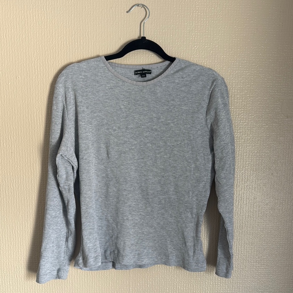 WOMENS- Gray Long Sleeve Shirt